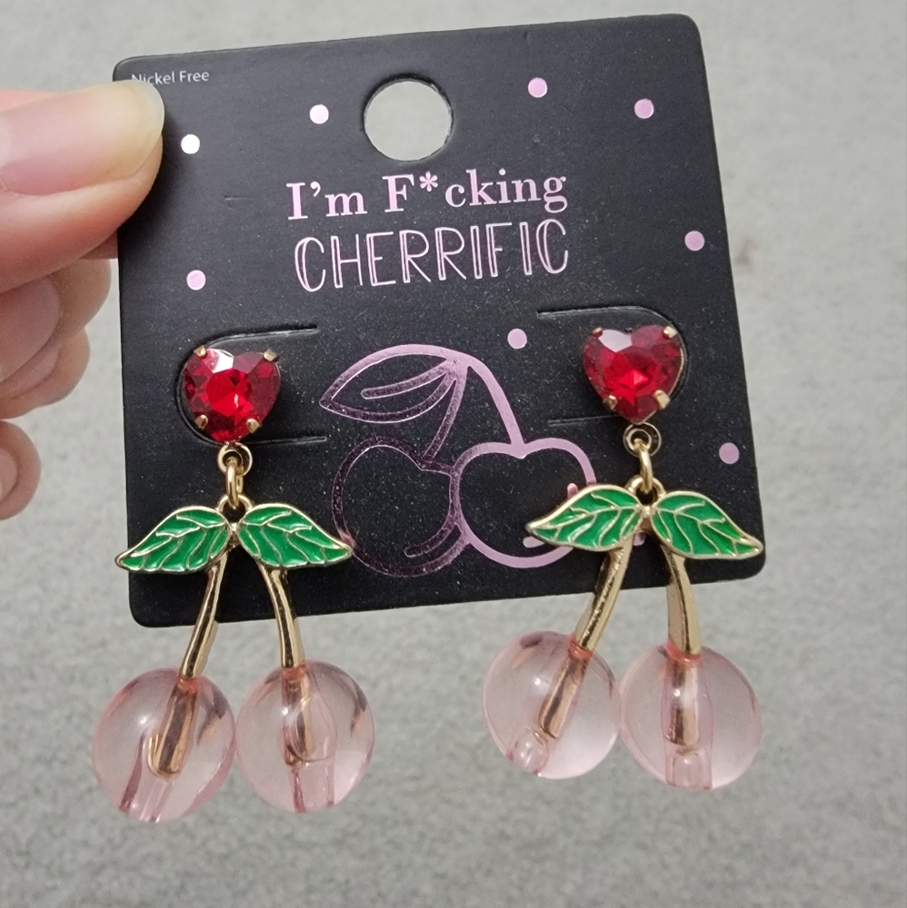 Hot Topic Cherry Earrings